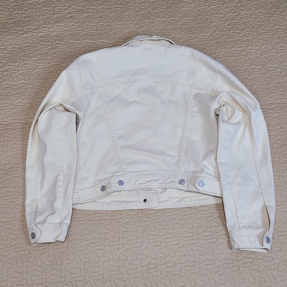 Gap cropped denim jacket size M - Picture 6 of 7